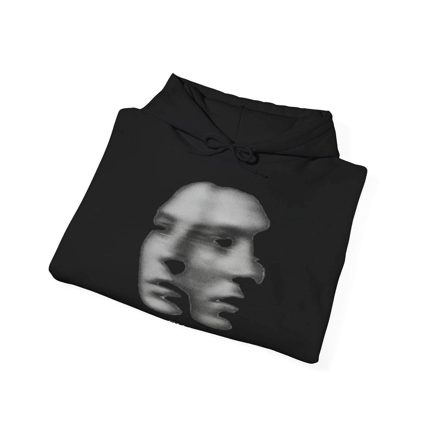Monochrome Face Hoodie