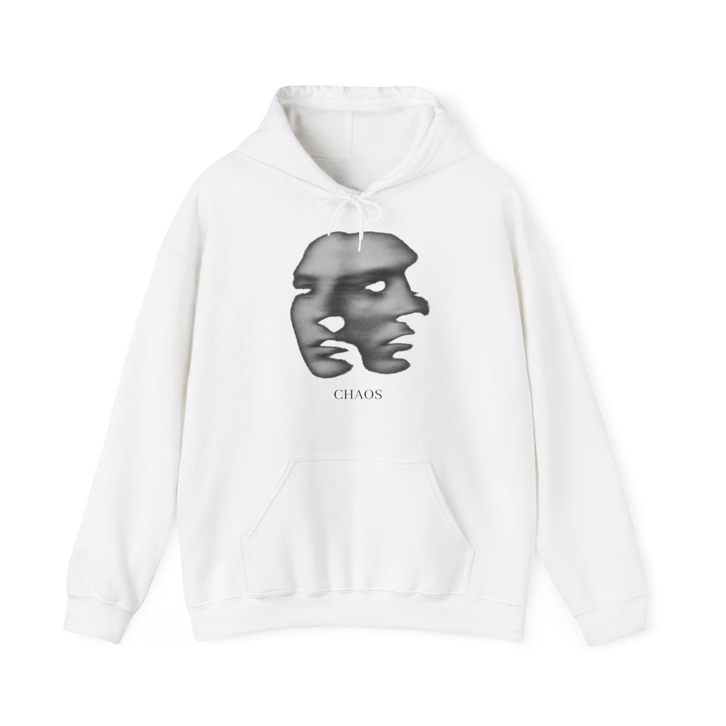 Monochrome Face Hoodie
