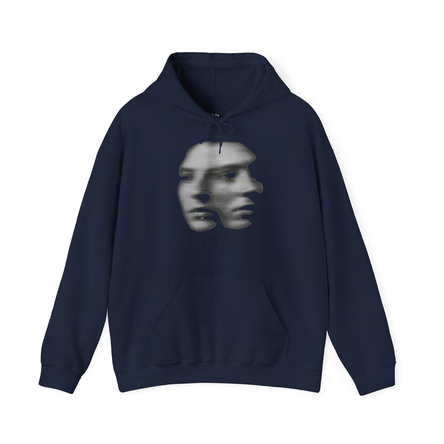 Monochrome Face Hoodie