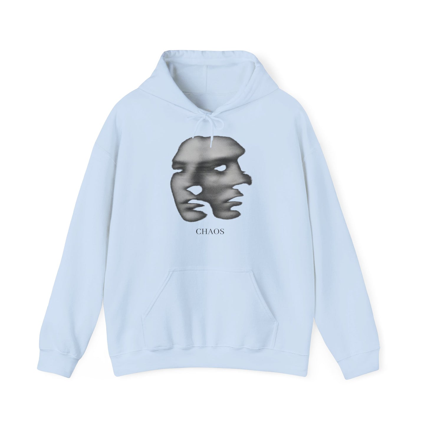 Monochrome Face Hoodie