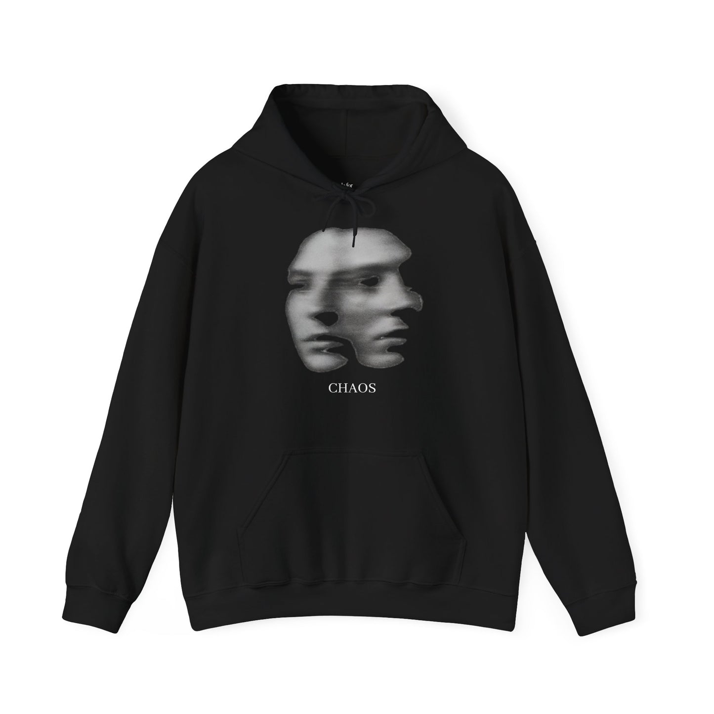 Monochrome Face Hoodie