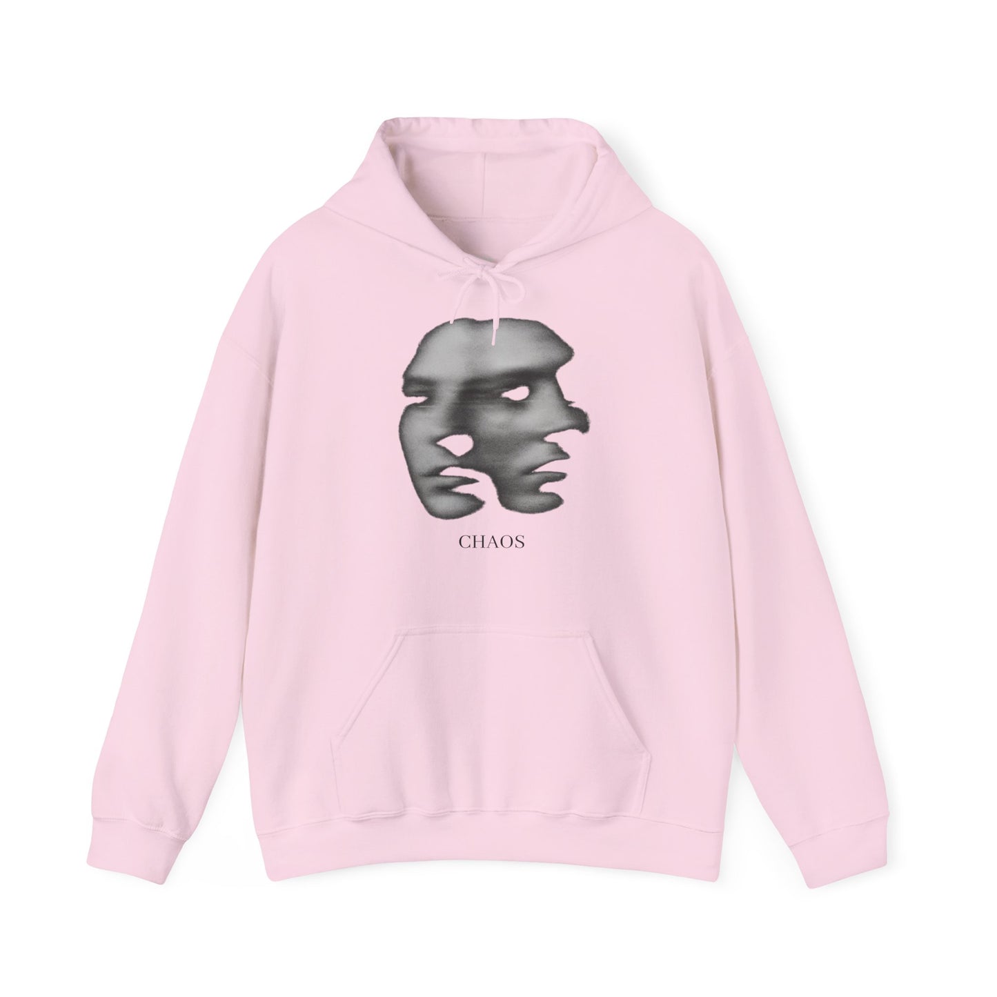 Monochrome Face Hoodie